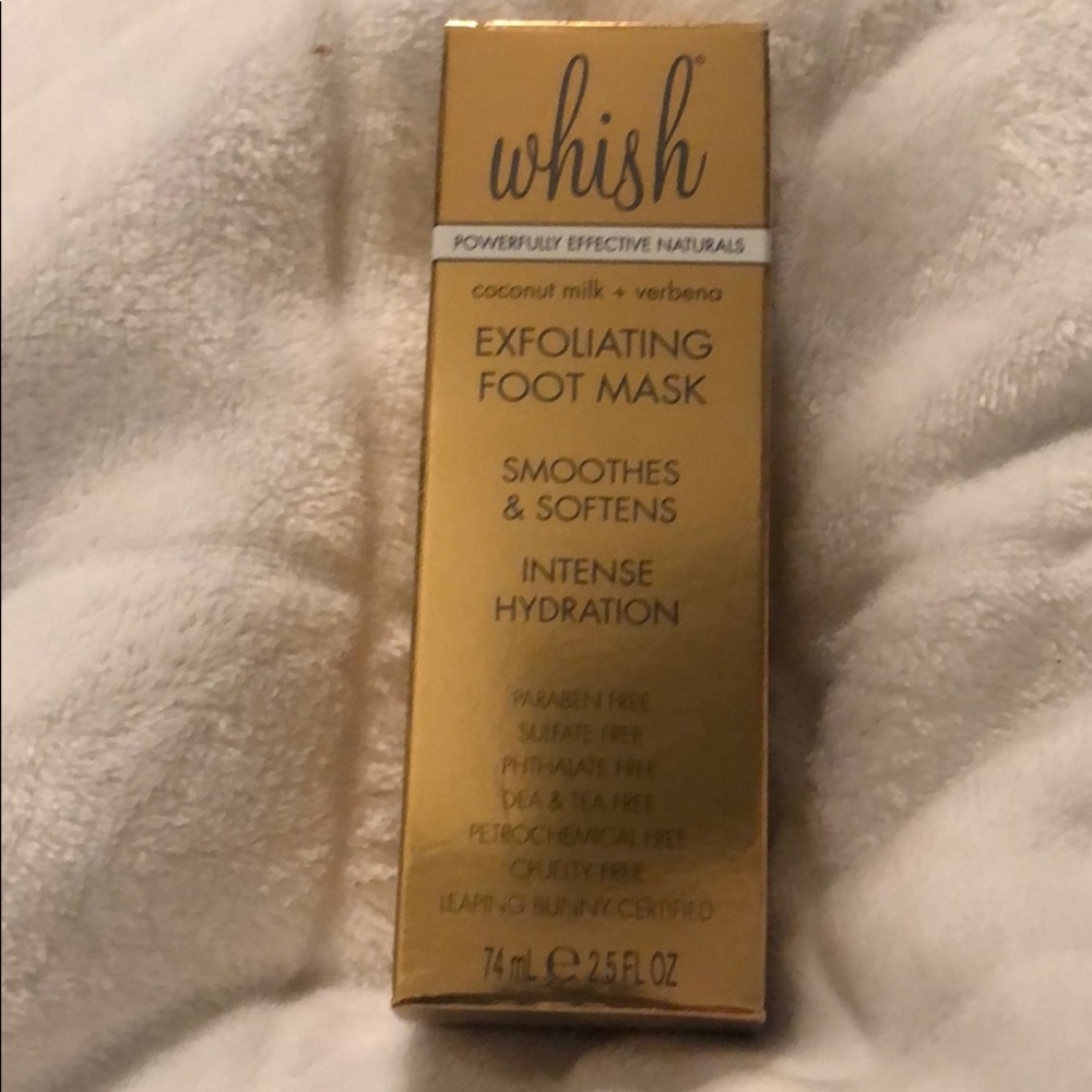 Whish exfoliating foot mask